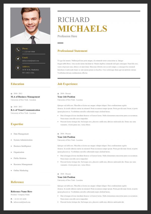 Professional Simple Resume Template