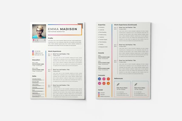 Clean CV Template