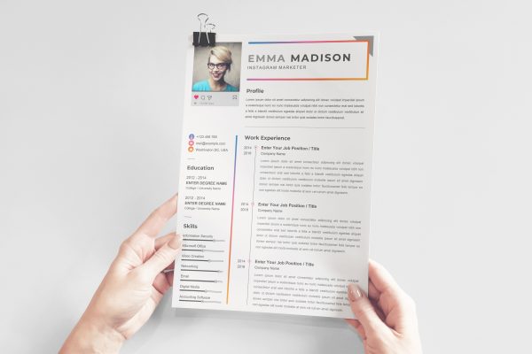 Clean CV Template