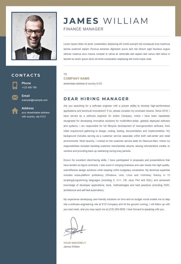 Cover Letter Template to Download