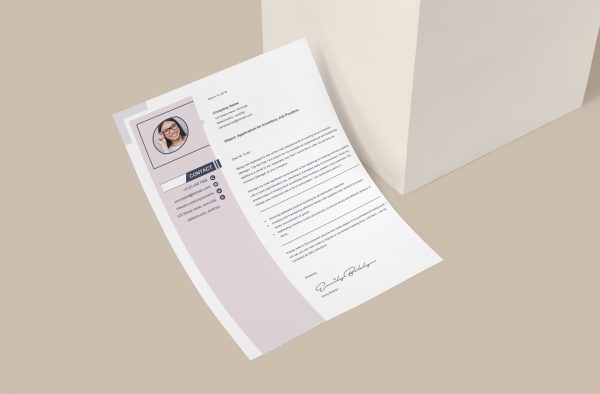 Modern Cover Letter Template