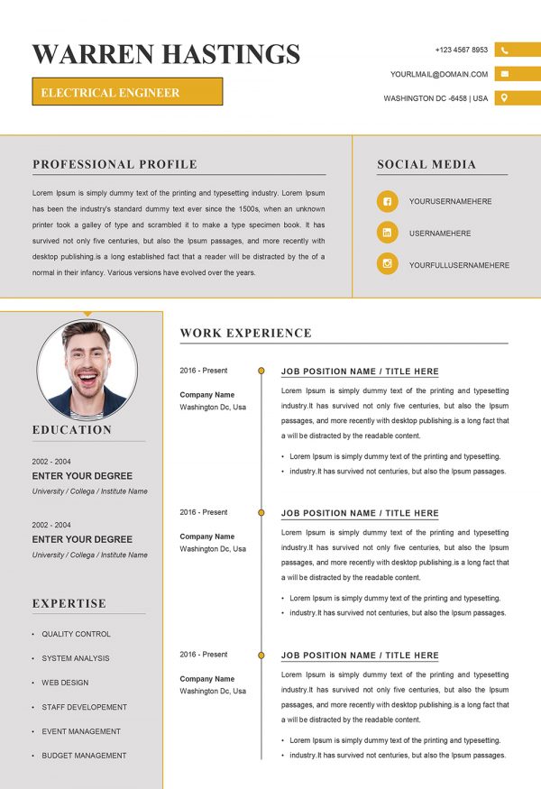 Modern Creative Resume Template