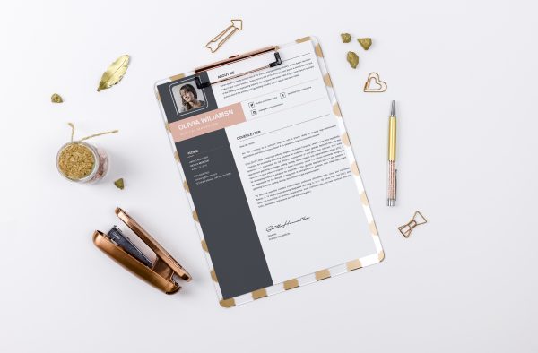 Modern Design Cover Letter Template