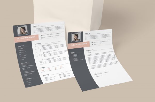 Modern Design Cover Letter Template