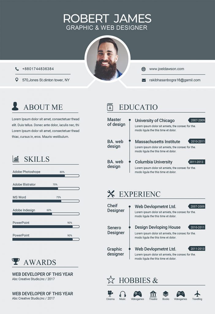 CV Templates - Fully Editable Modern Creative Resume/CV Templates