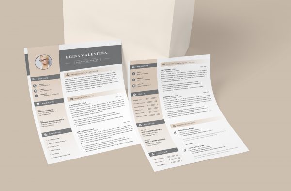 Simple Modern Resume Template