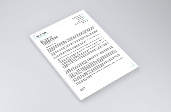 Word Cover Letter Novoresume Modern Template