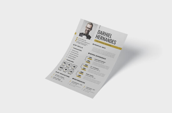 A CV Design for Students offers a clean and modern layout tailored to highlight education, skills, and achievements.