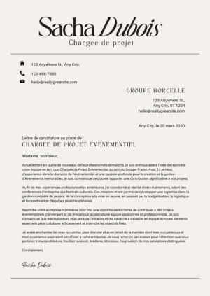 A Professional Letter of Application Format provides a structured and polished layout for presenting your skills, experience, and enthusiasm for a job.