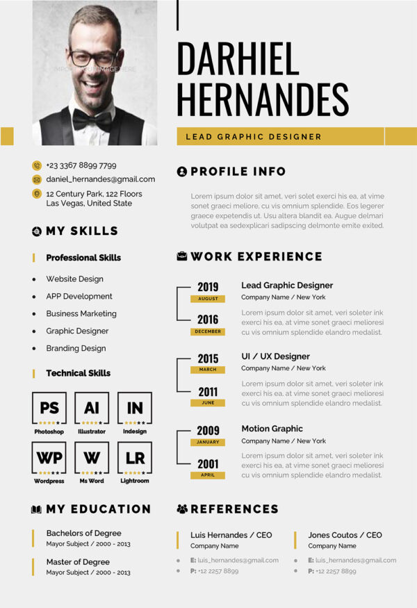 A Student CV Template provides a clean and organized format to showcase education, skills, and achievements.